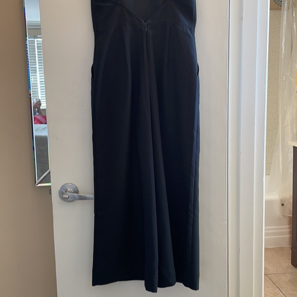Avec Le Fille Black sleeveless fitted Jumpsuit Sz0 - Picture 10 of 13